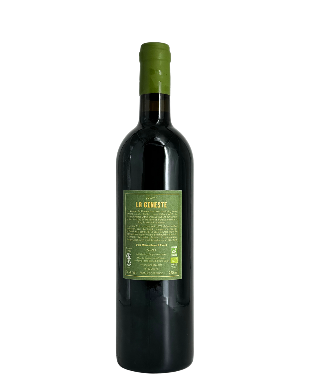 Château La Gineste N°3 biologique